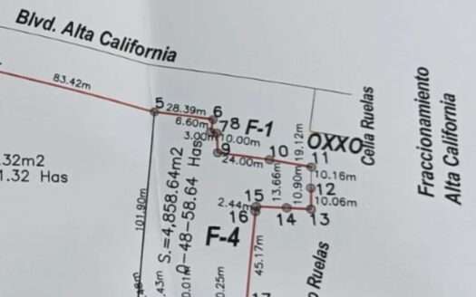 TERRENO EN VENTA SOBRE BLVD. ALTA CALIFORNIA TLAJOMULCO